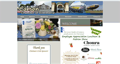 Desktop Screenshot of carsonchamber.com