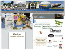 Tablet Screenshot of carsonchamber.com